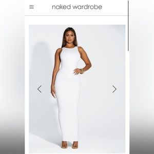 Brand new white maxi dress